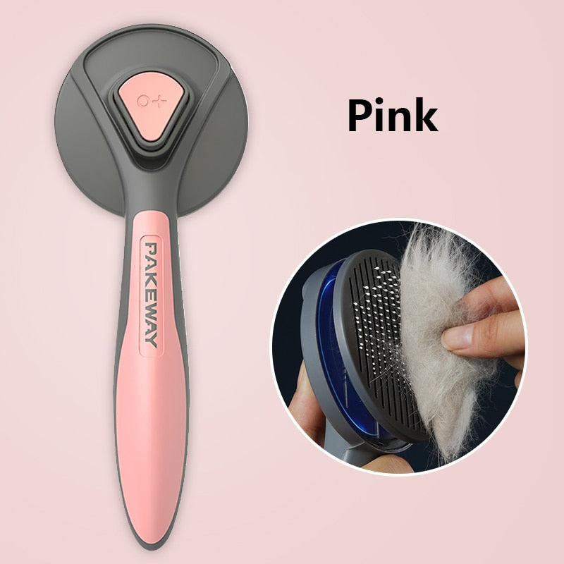 Cat Comb Dog Hair Remover Brush Pet Grooming Slicker Needle Comb Removes Tangled Self Cleaning Pet Supplies Accessories