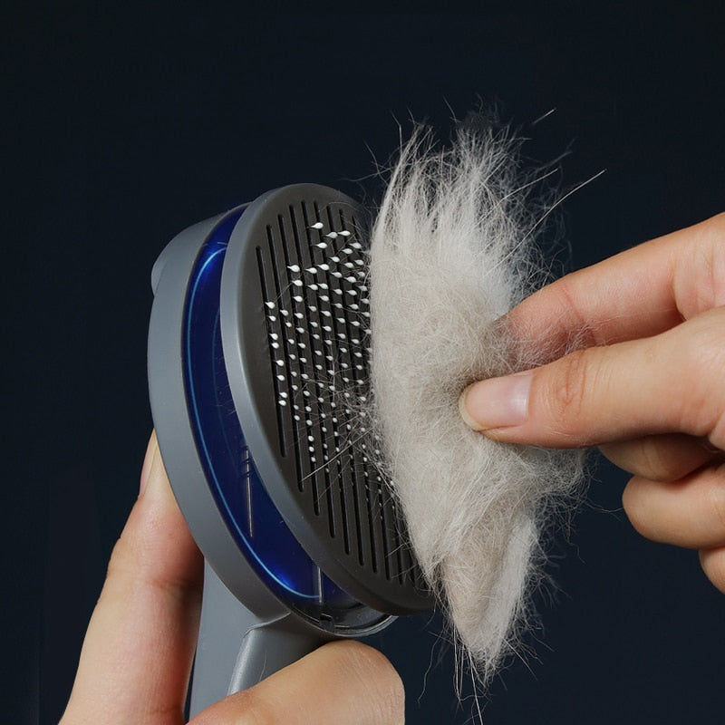 Cat Comb Dog Hair Remover Brush Pet Grooming Slicker Needle Comb Removes Tangled Self Cleaning Pet Supplies Accessories