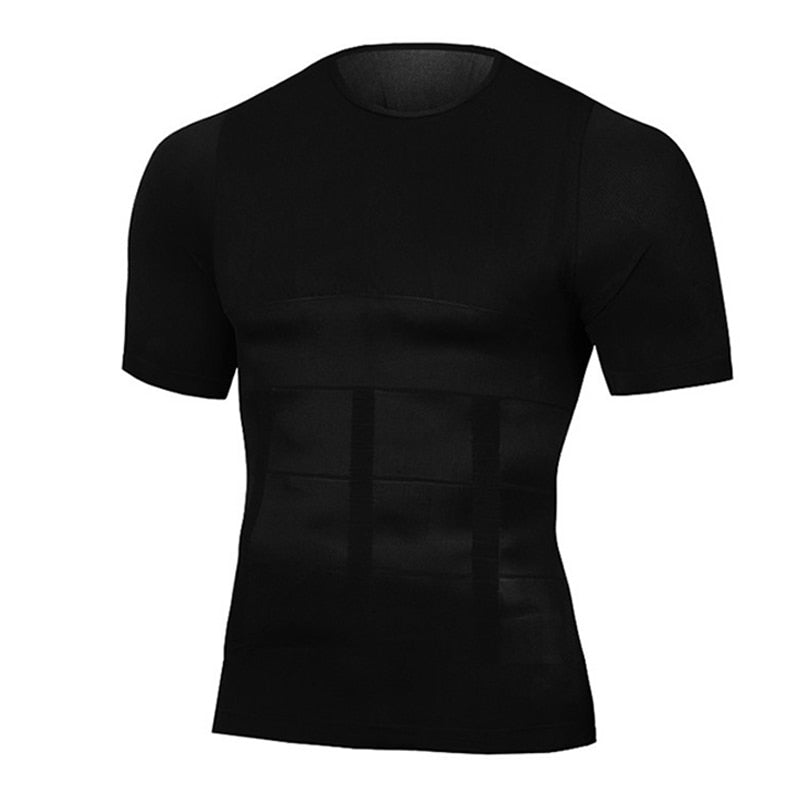 Classix Men Body Toning T-Shirt Slimming Body Shaper Corrective Posture Belly Control Underwear