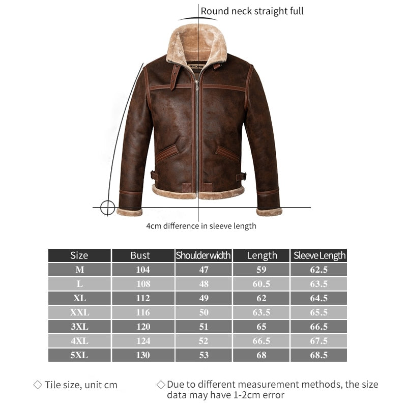 PU Faur Jacket Long-sleeve Winter Outerwear Men Boy leather jacket