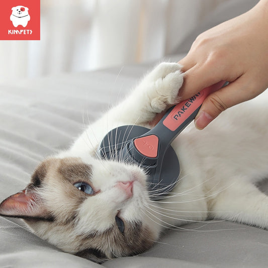 Cat Comb Dog Hair Remover Brush Pet Grooming Slicker Needle Comb Removes Tangled Self Cleaning Pet Supplies Accessories